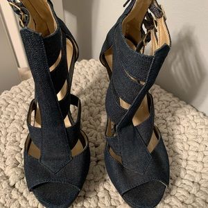 Denim Heels